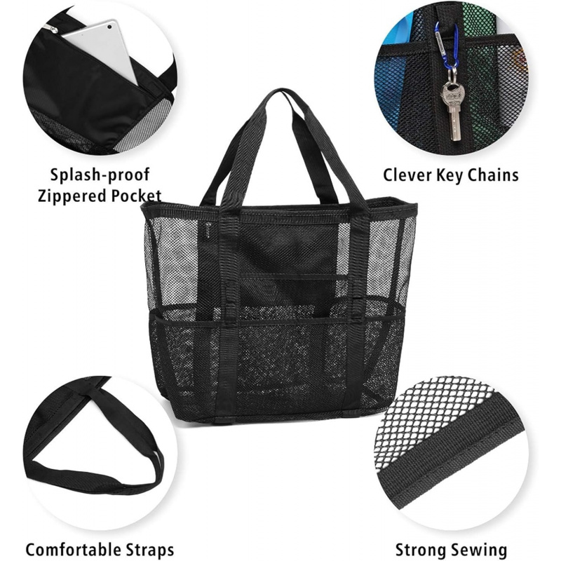 Bolsa de Praia Grande em Malha - Dry Bag Roll Top avaliação e preço