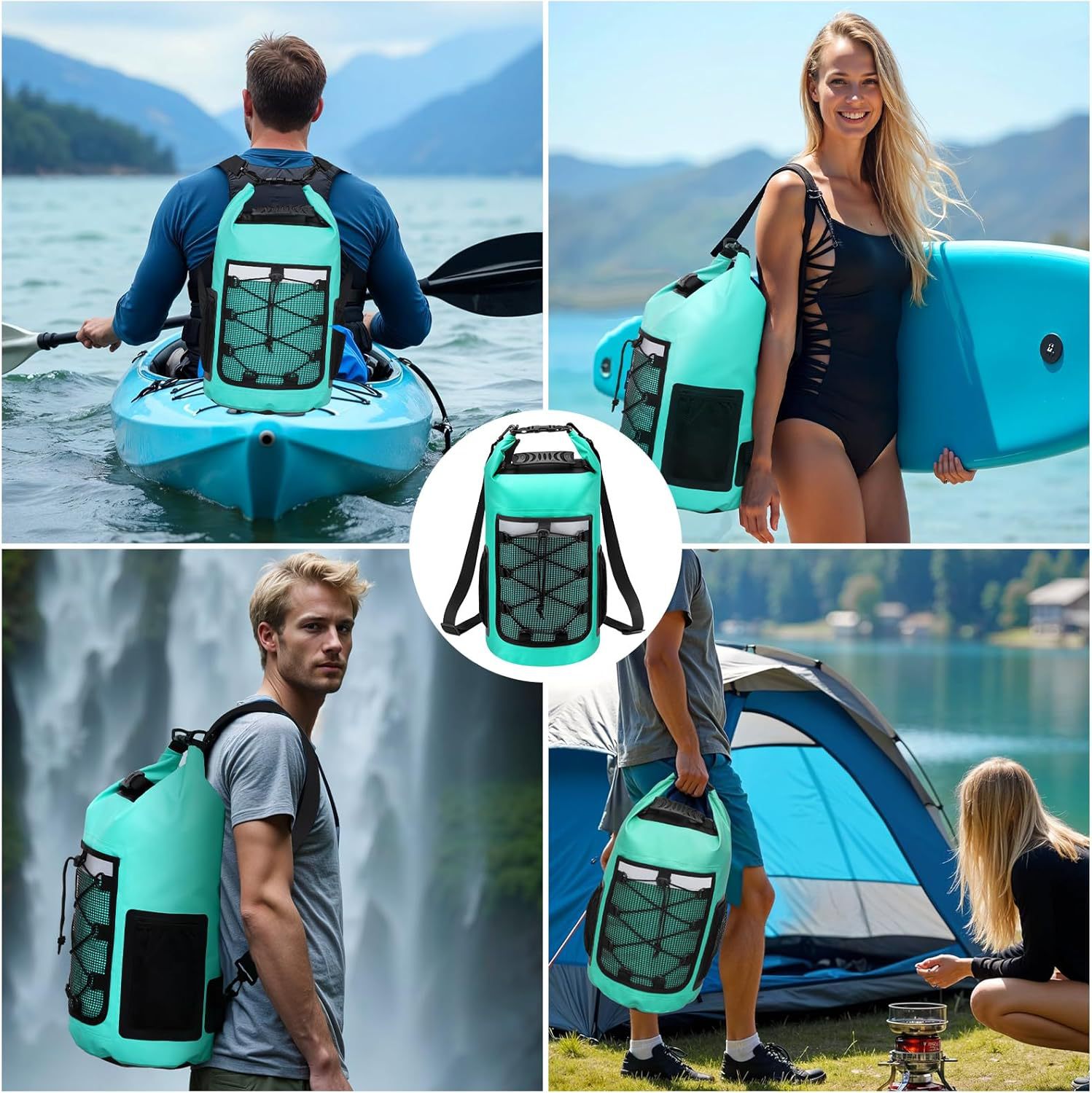 25l mochila à prova dwaterproo - Dry Bag Roll Top avaliação e preço